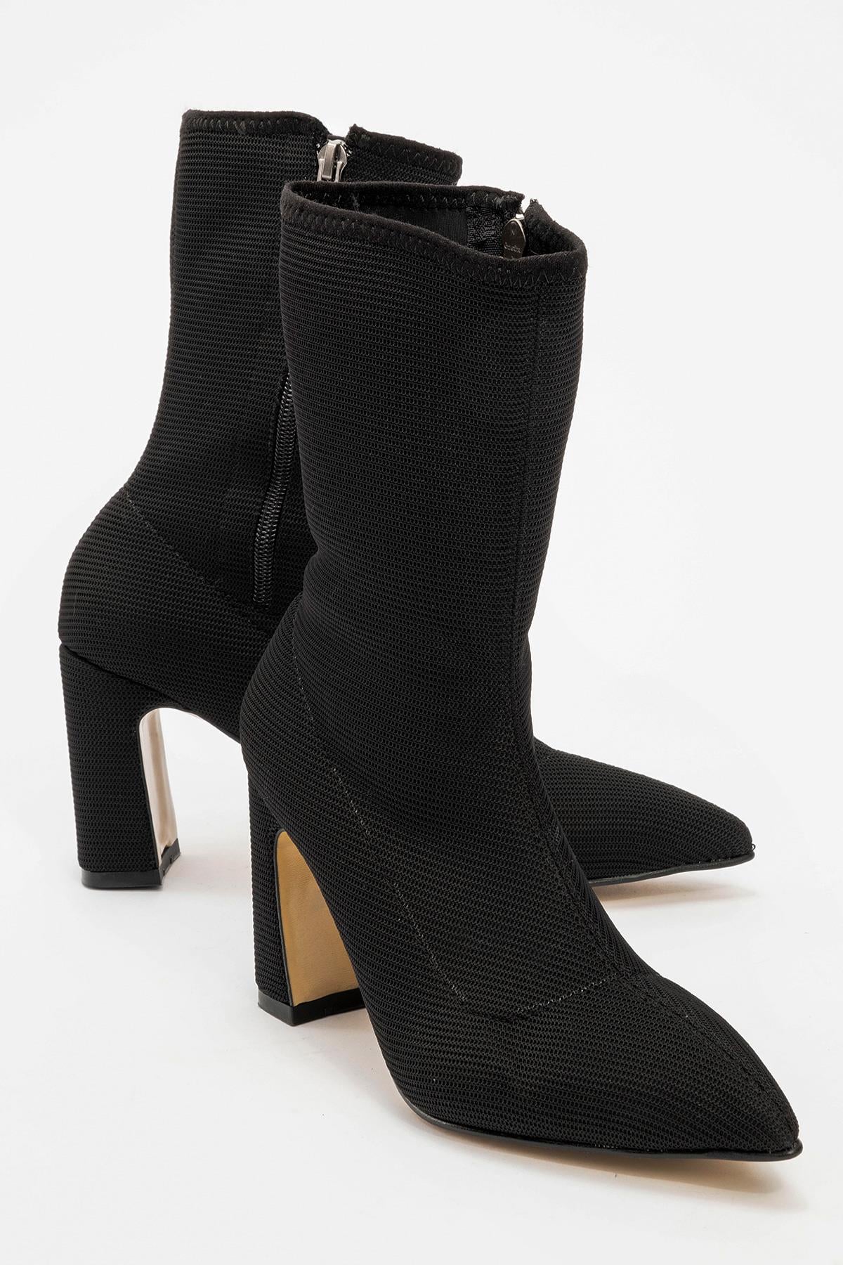 Kadın Topuklu Bot SİYAH