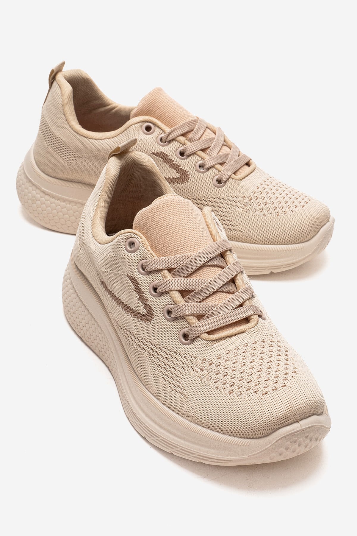 Sade Triko Kadın Ayakkabı BEJ