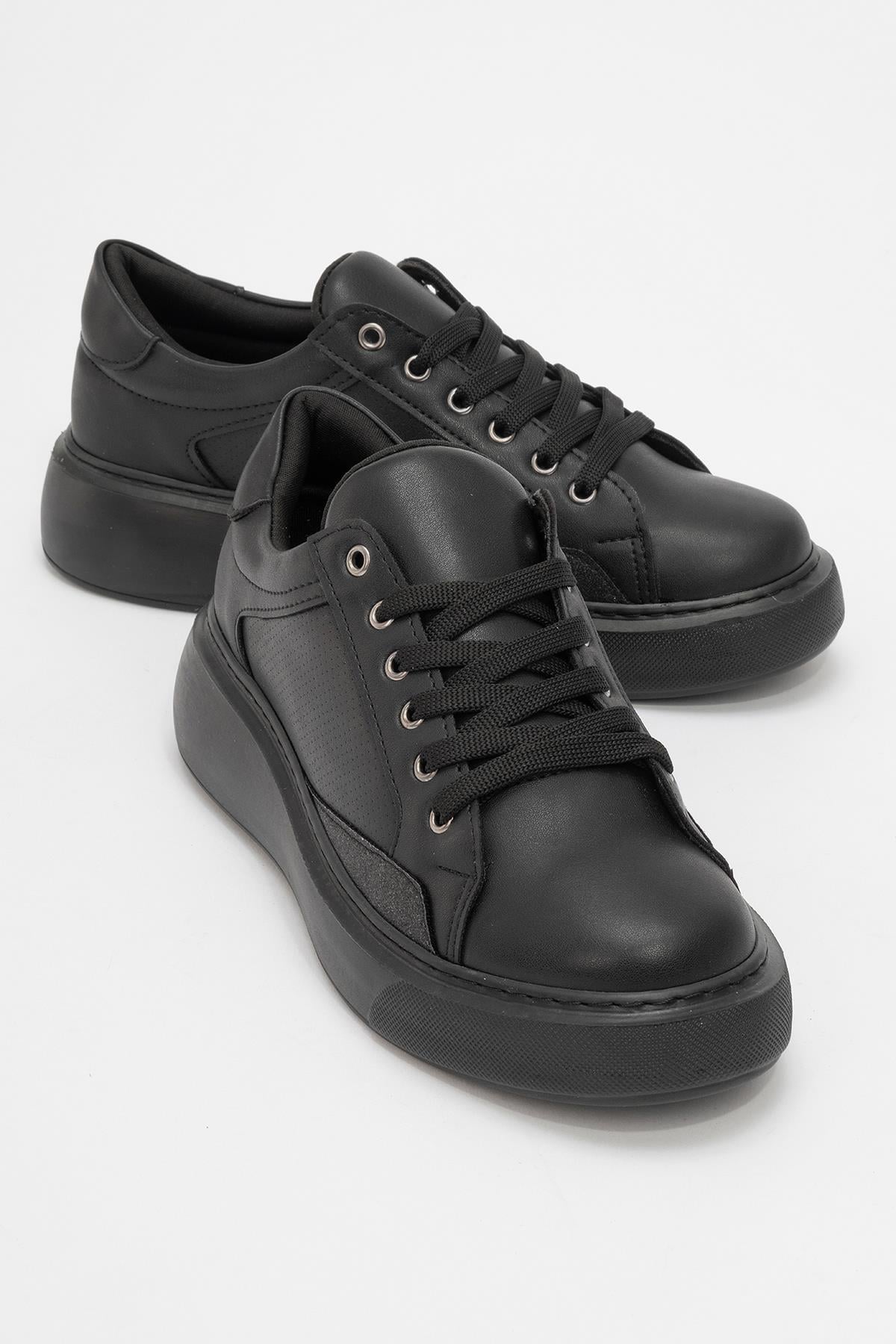 Taşlı Kadın Postal SİYAH CİLT