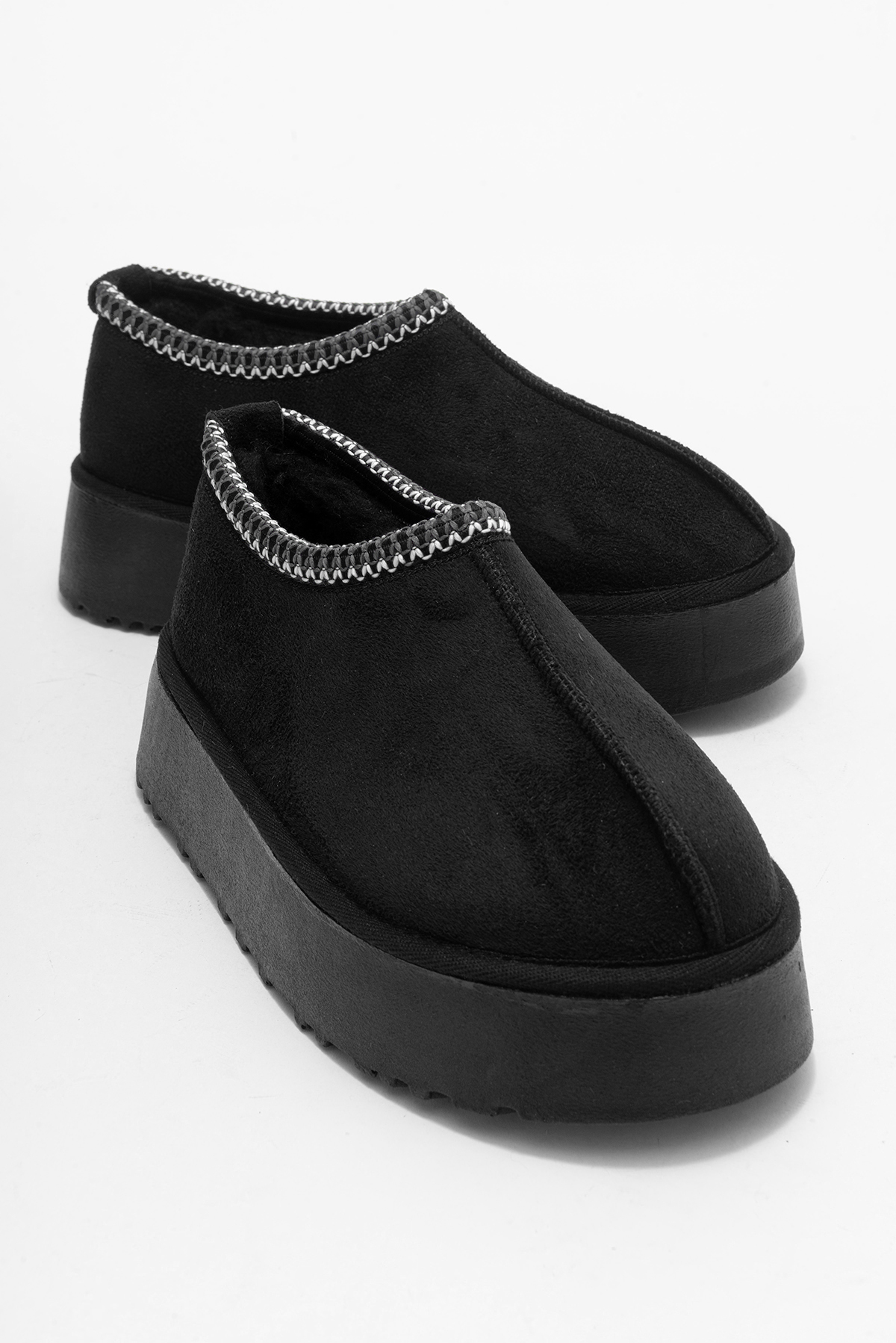 Yüksek Tabanlı Kısa Mini Bot SİYAH