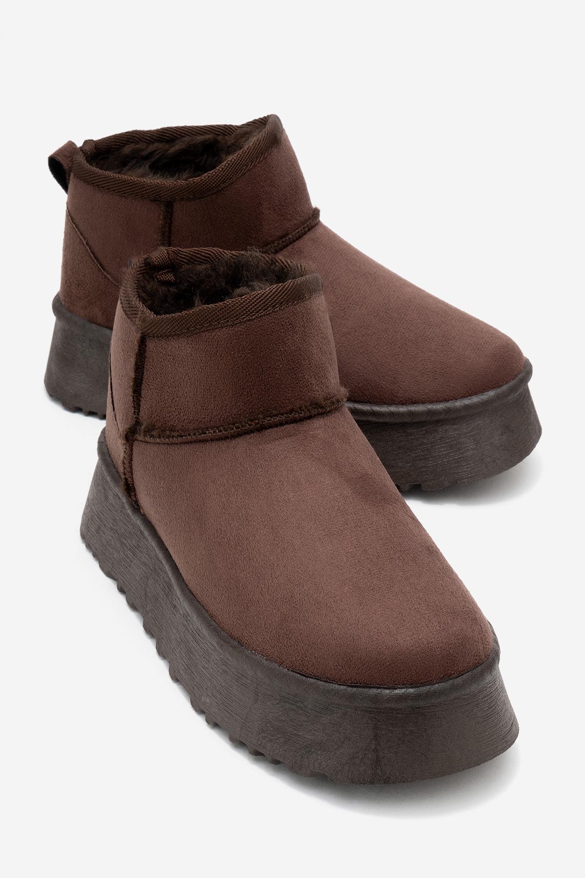 Yüksek Tabanlı Mini Bot KAHVE