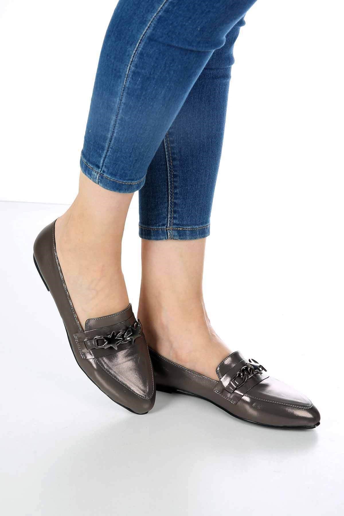 Bayan Ayakkabı - 3785 PLATİN SULTAN