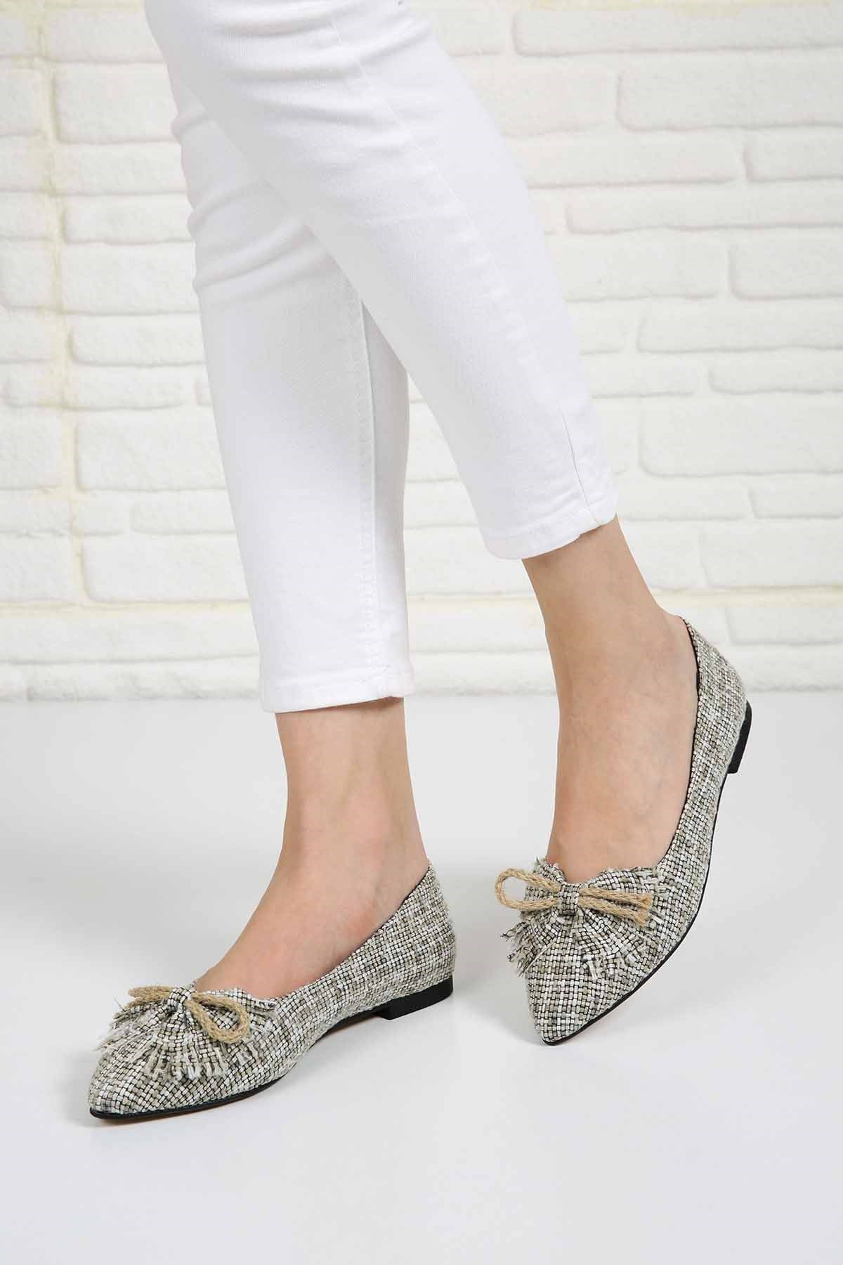 Bayan Babet - N312 GRİ HASIR