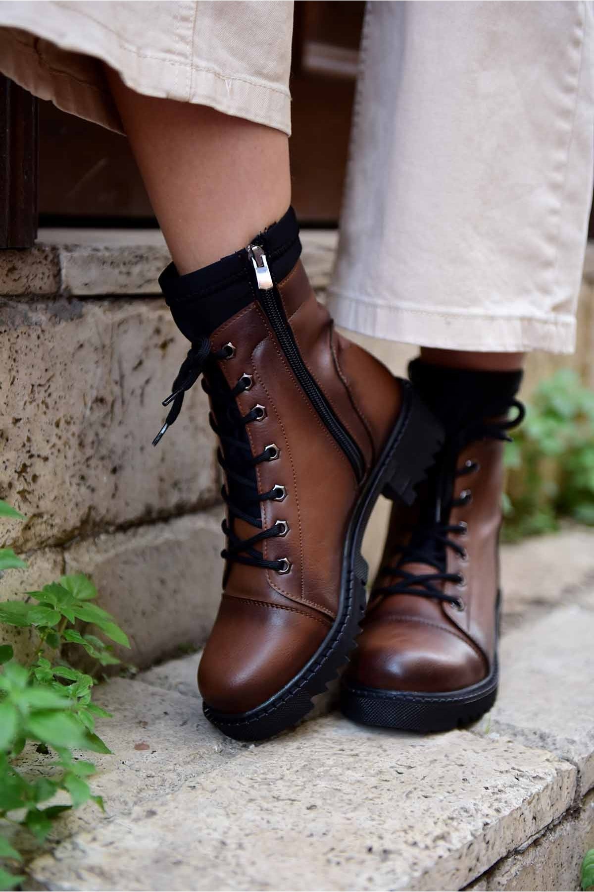 Bayan Bağcıklı Postal TABA CİLT