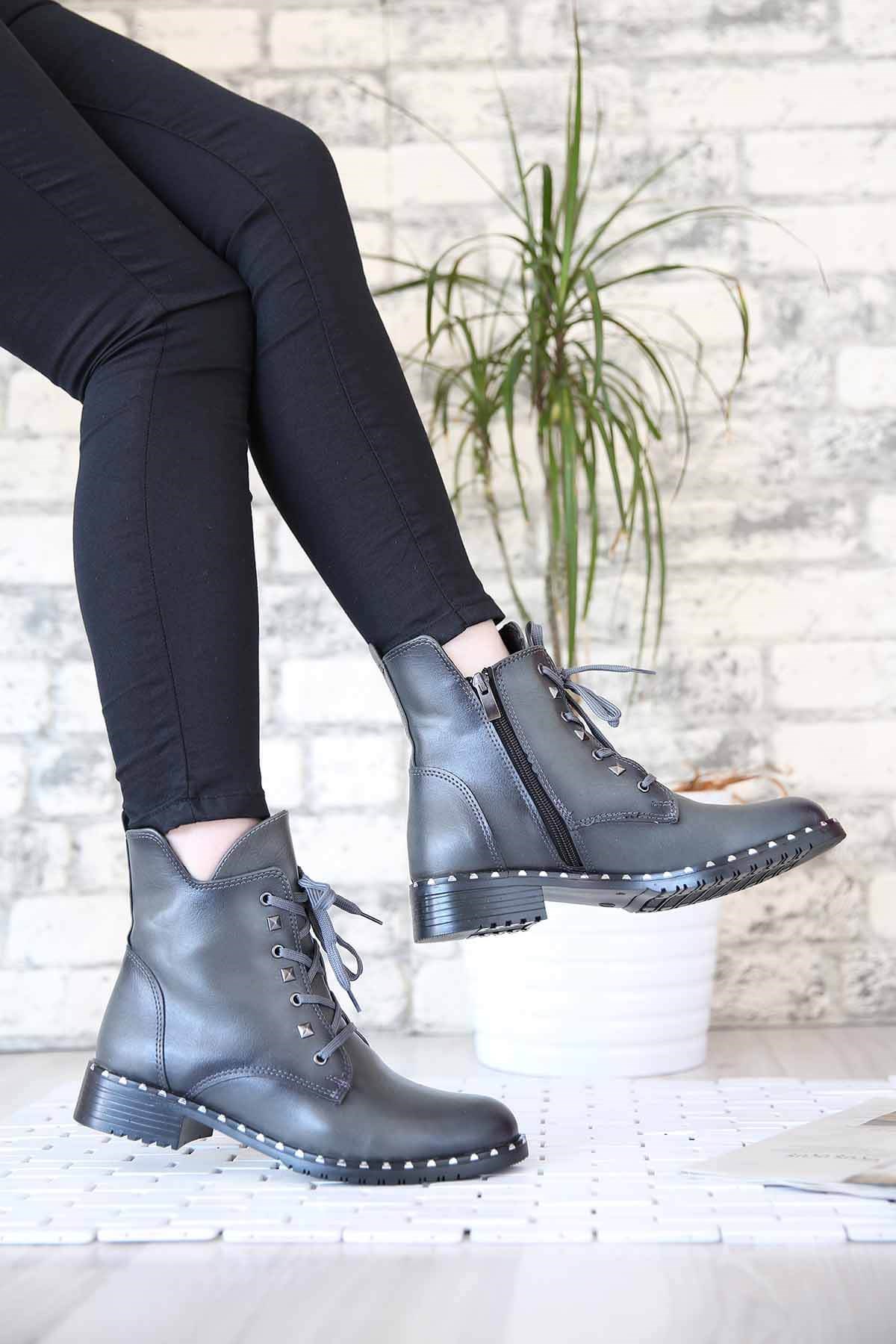 Bayan Bot - 0415 GRİ CİLT