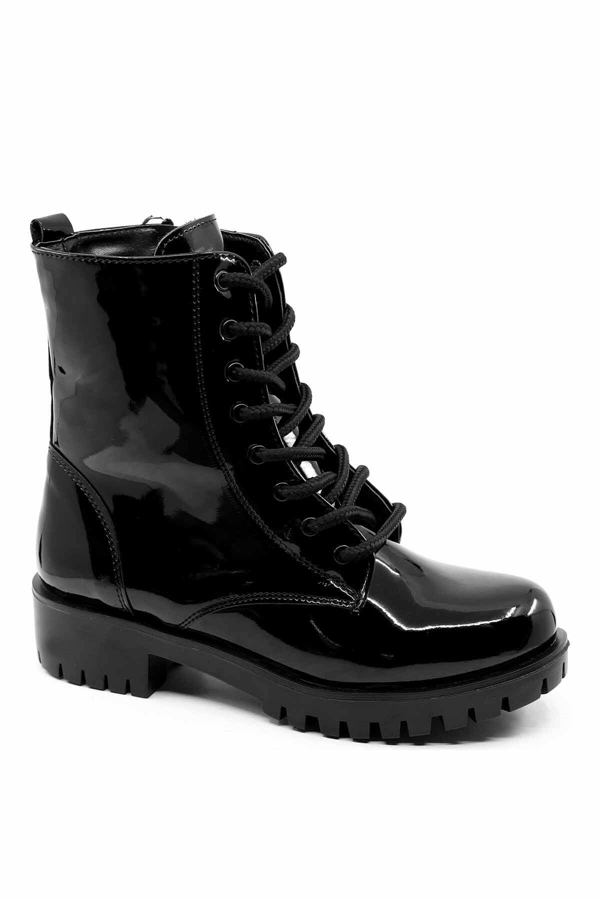 Bayan Bot - 2913 SİYAH RUGAN