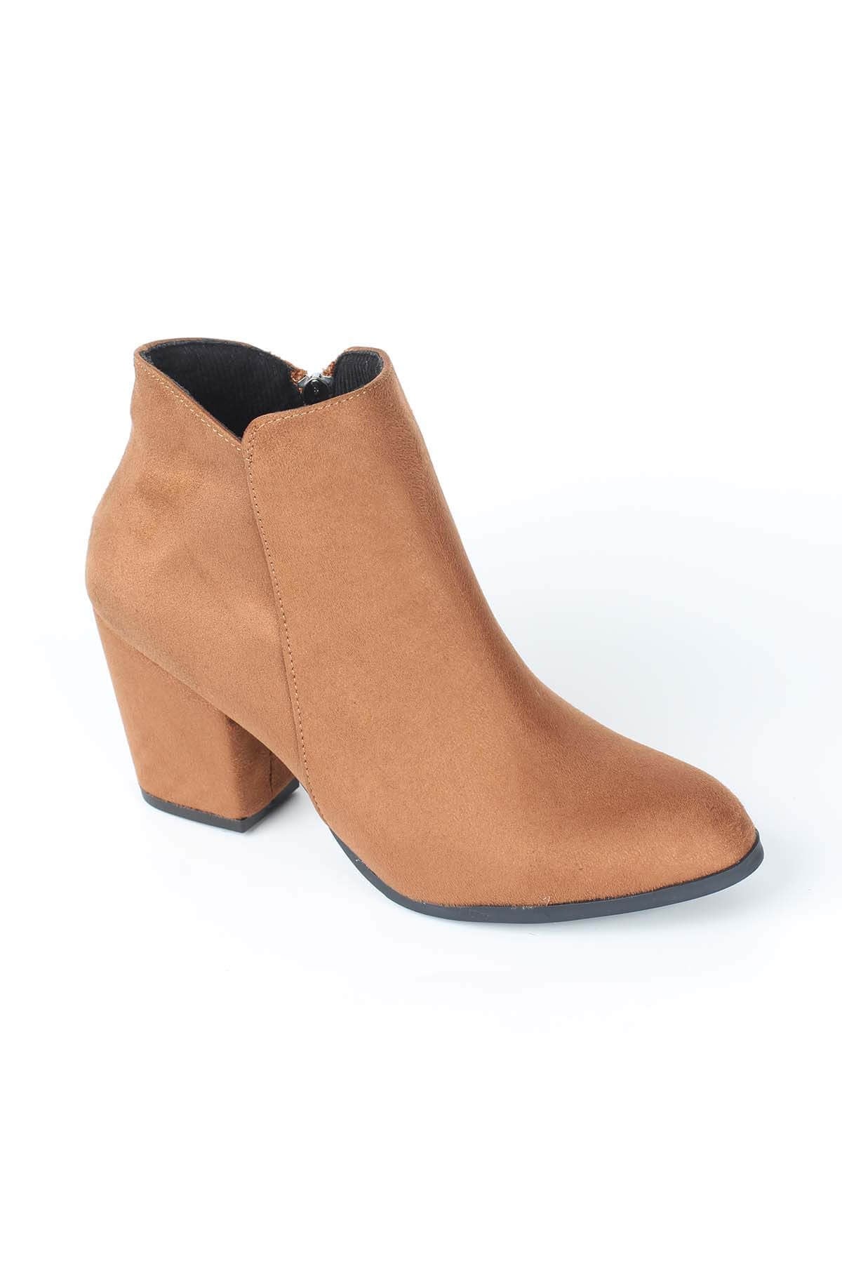 Bayan Cıtcıtlı Sandalet - 2155 TABA SÜET