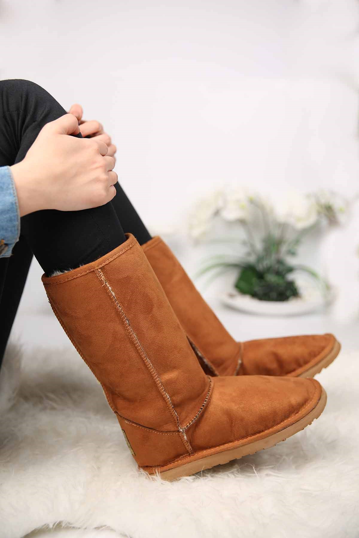 Bayan Çizme - 2529 TABA SÜET