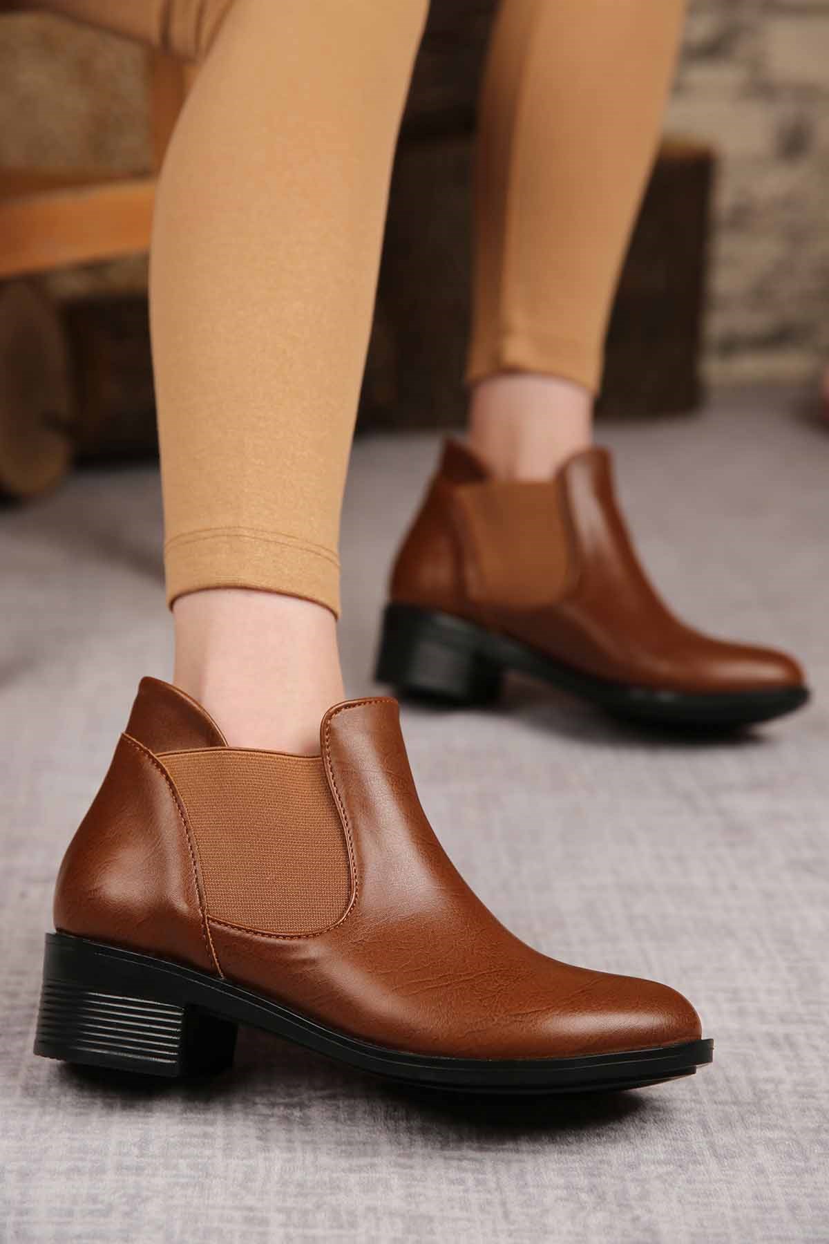 Bayan Lastikli Sivri Bot TABA CİLT