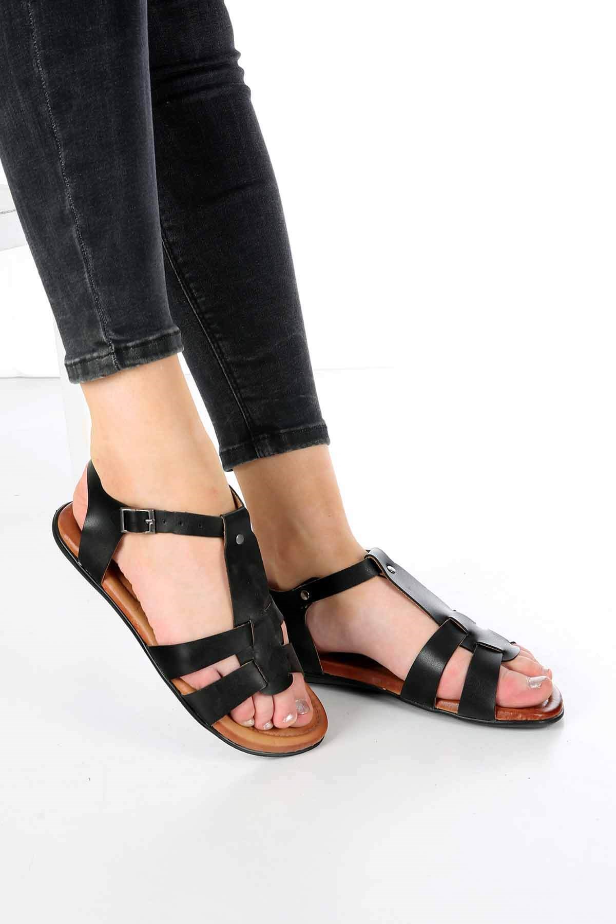 Bayan Sandalet - 226341 SİYAH