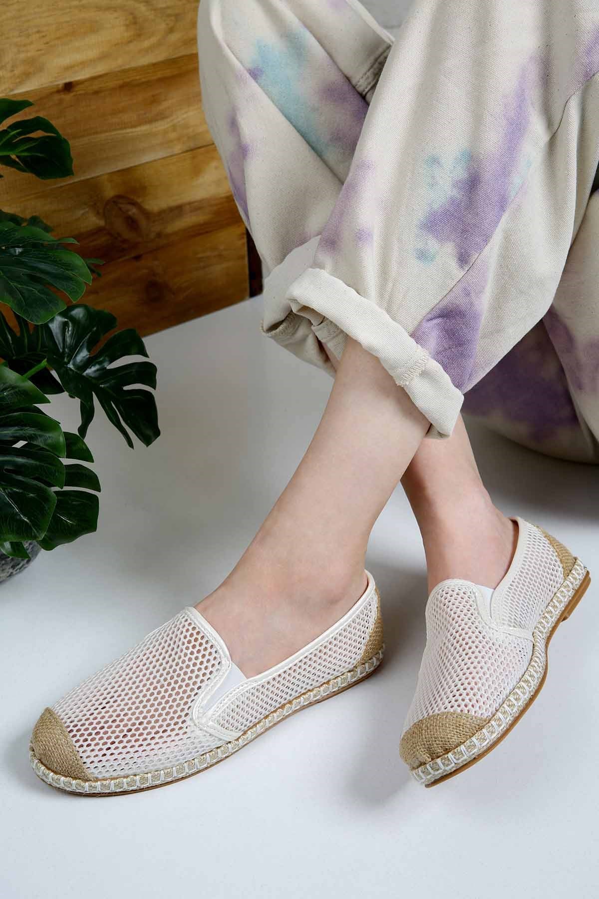 Bayan Simli File Espadril 7123 SEDEF