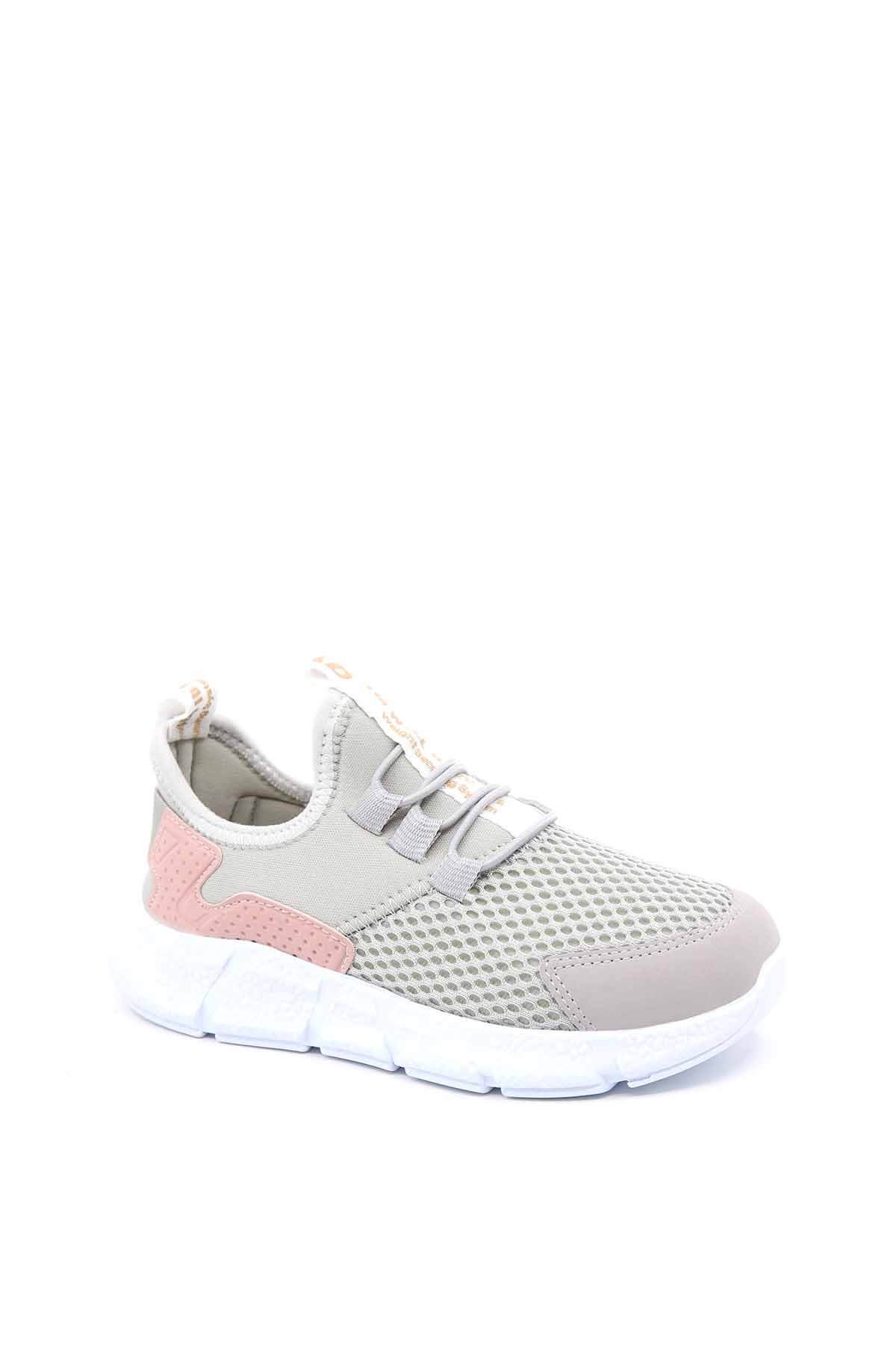Çocuk Anorak Spor Ayakkabı 26-30 BUZ PUDRA