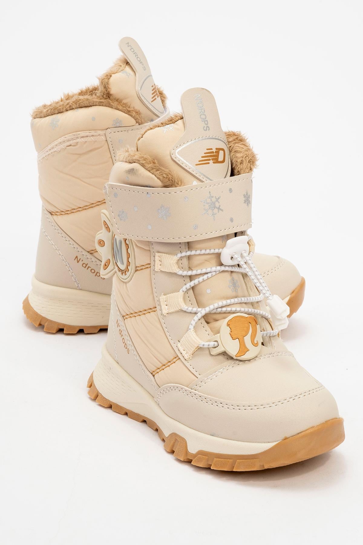 Çocuk Bağcıklı Kar Botu BEJ