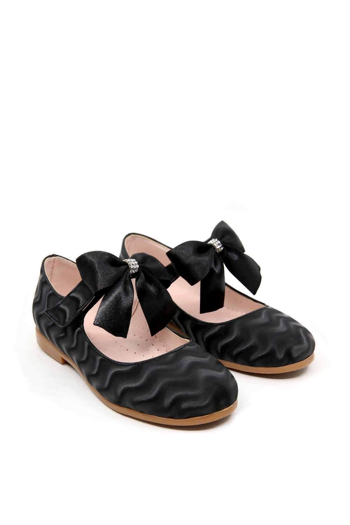 Çocuk Kurdeleli Ayakkabı 26-30 SİYAH