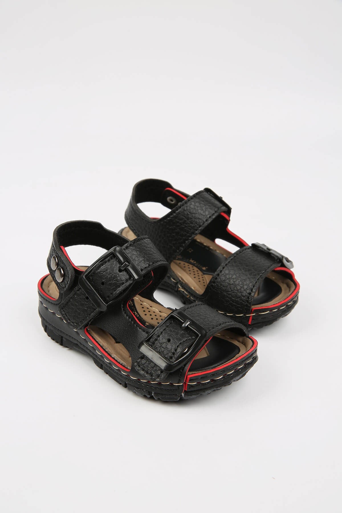 Çocuk Toka Kemerli Sandalet 22-25 SİYAH
