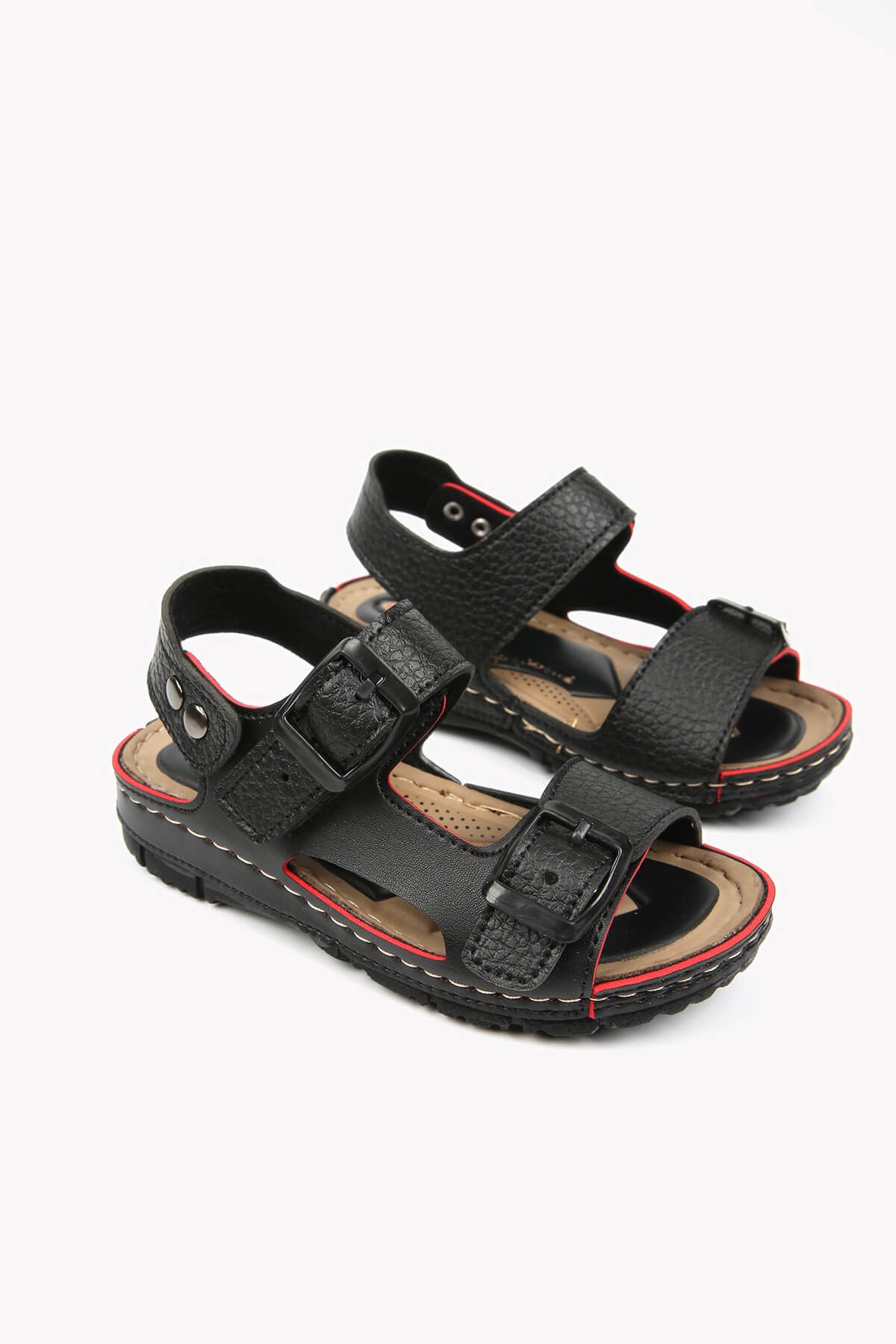 Çocuk Toka Kemerli Sandalet 31-35 SİYAH