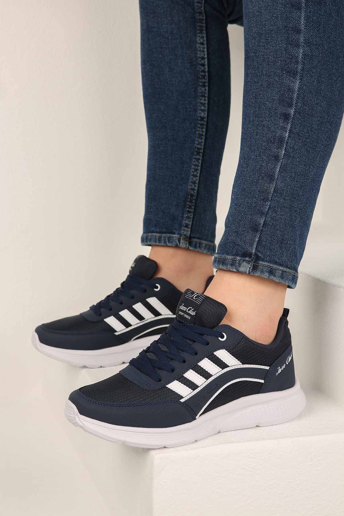 Erkek 4 Bantlı Anorak Spor Ayakkabı LACİ BEYAZ