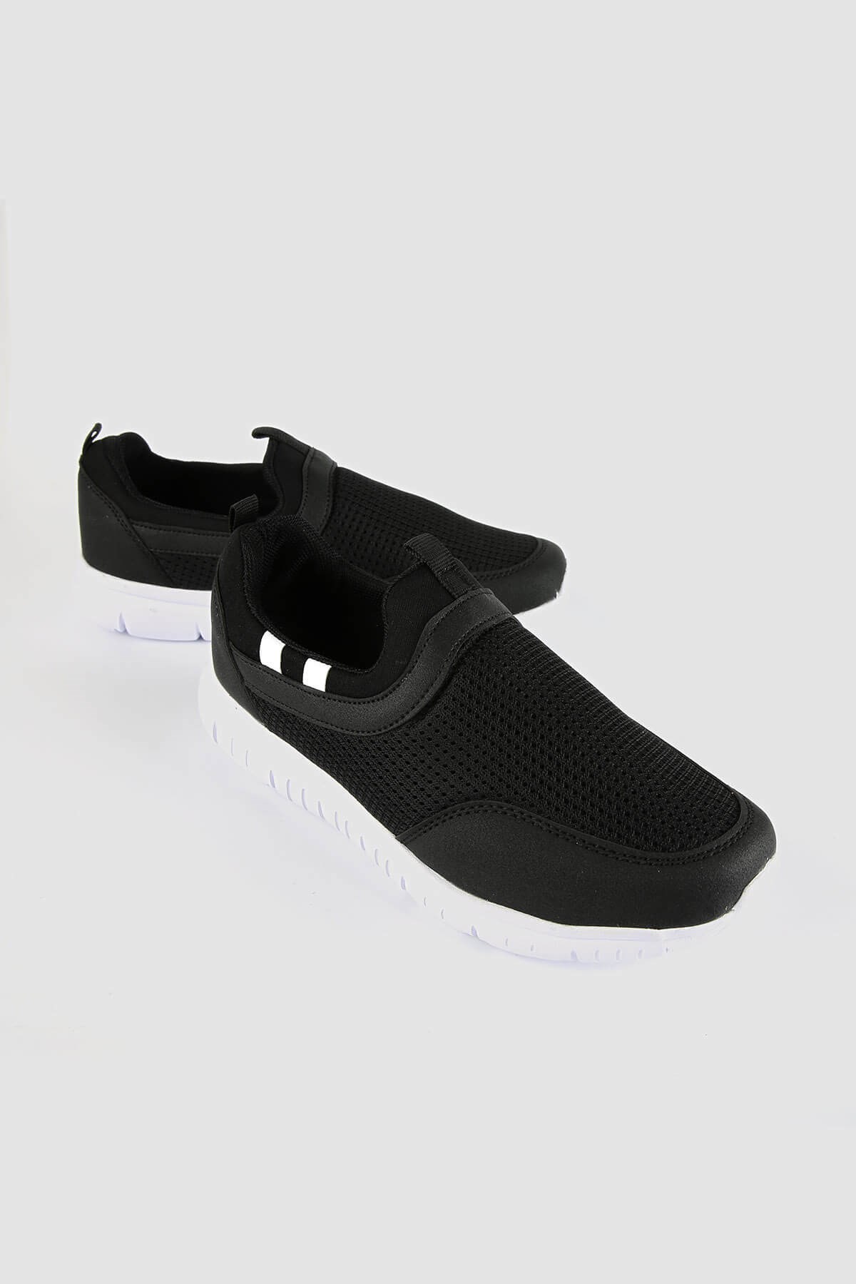 Erkek Günlük Anorak Spor Ayakkabı SİYAH BEYAZ
