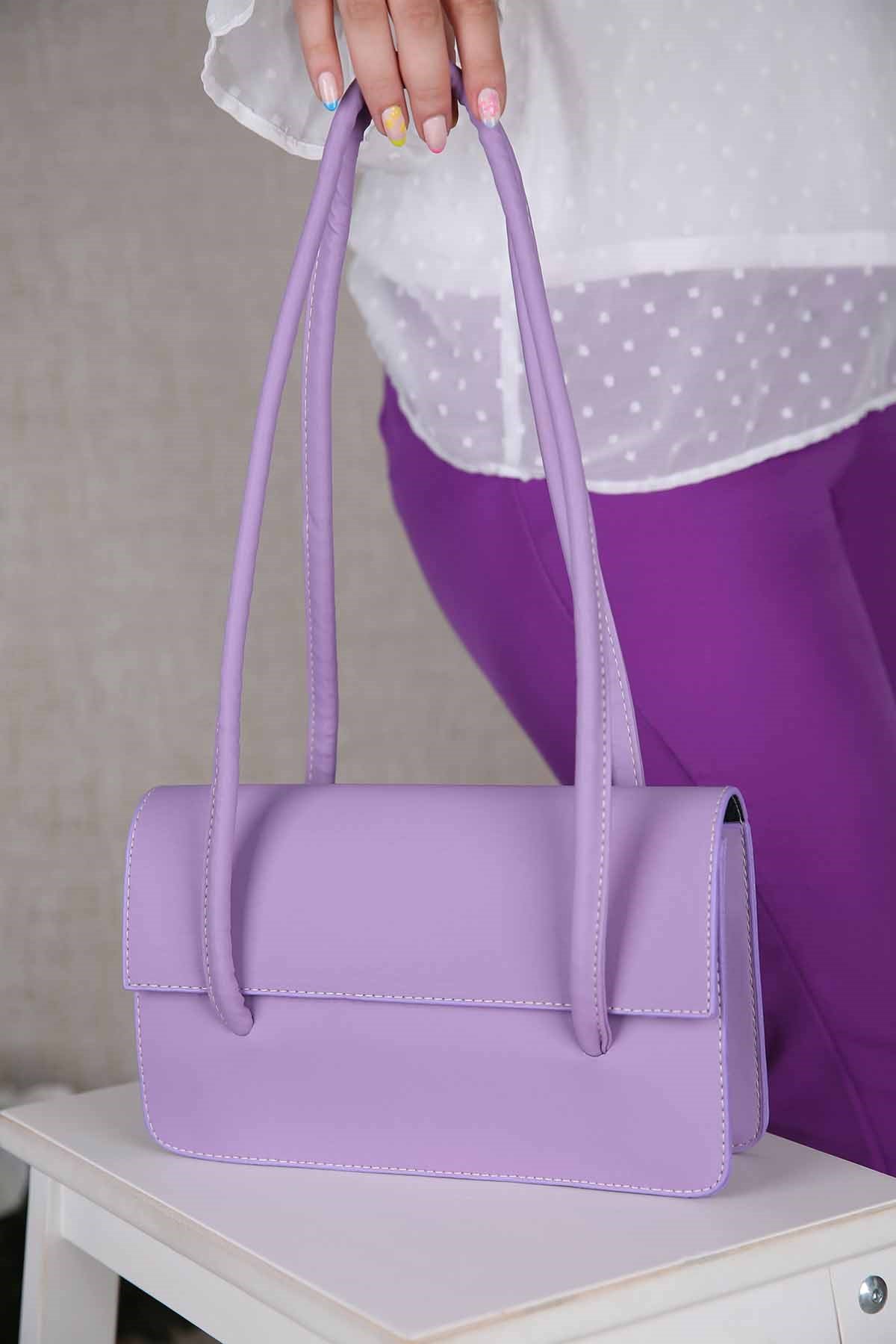 Kadın Askılı Çanta LİLA SATEN