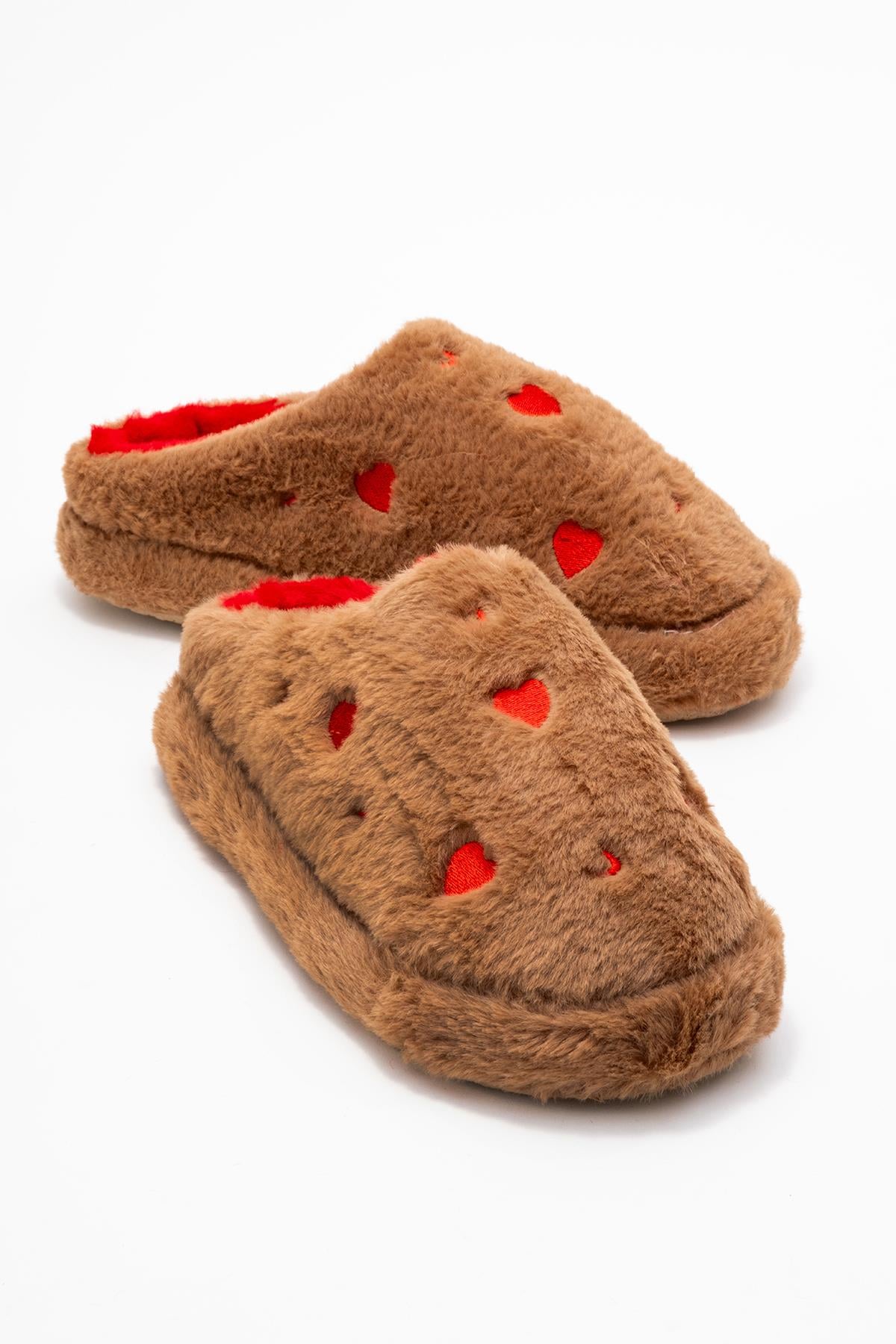 Kadın Lastikli Sandalet VİZON