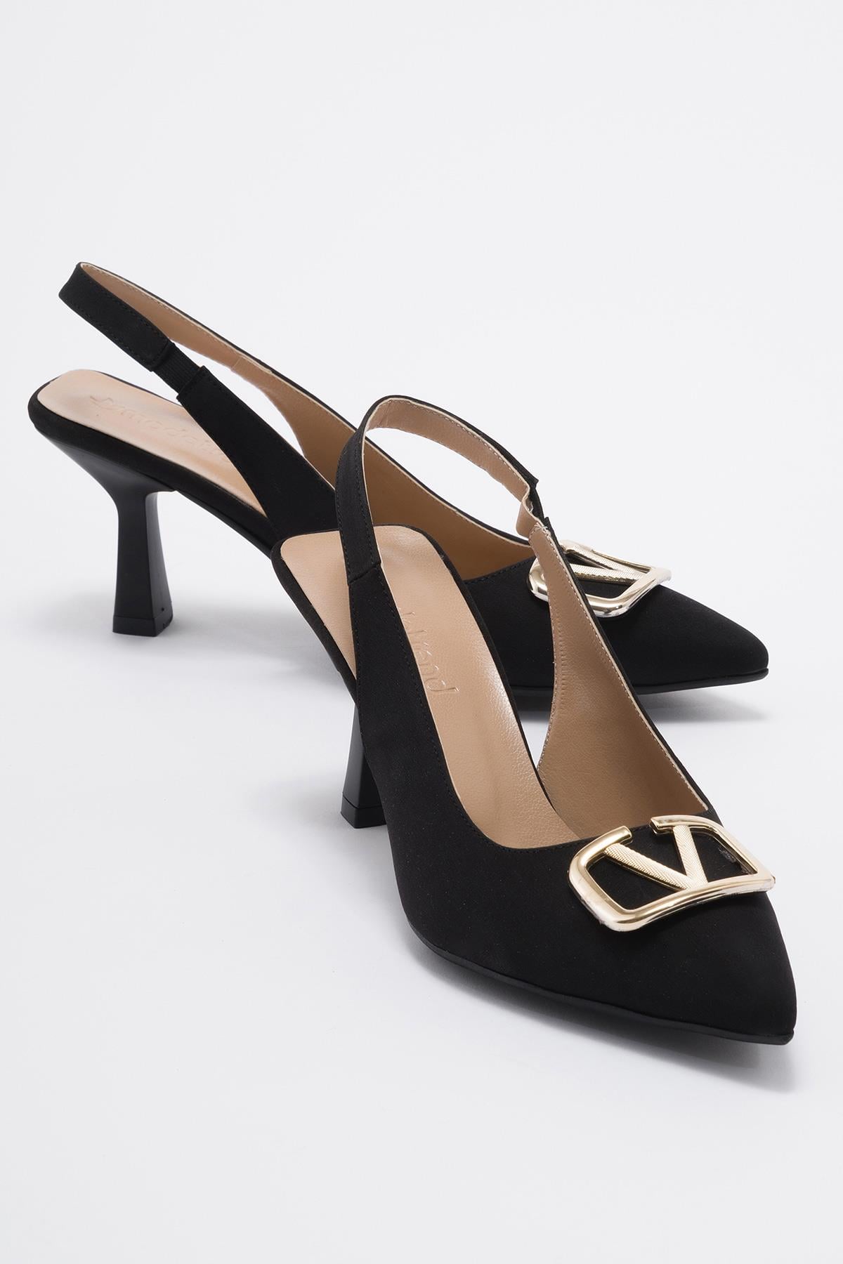 Kadın Sivri Burunlu Stiletto SİYAH ZRA