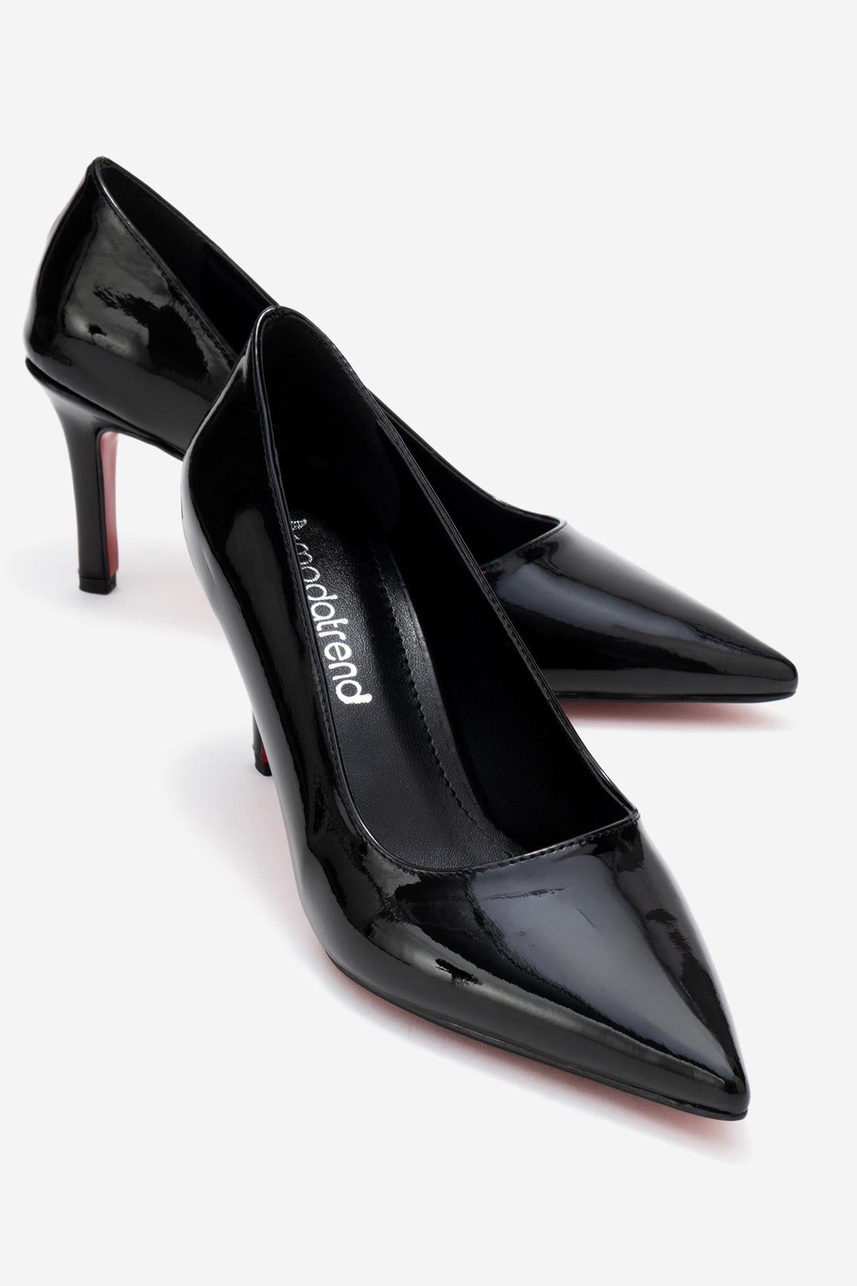 Kadın Stiletto Ayakkabı SİYAH RUGAN