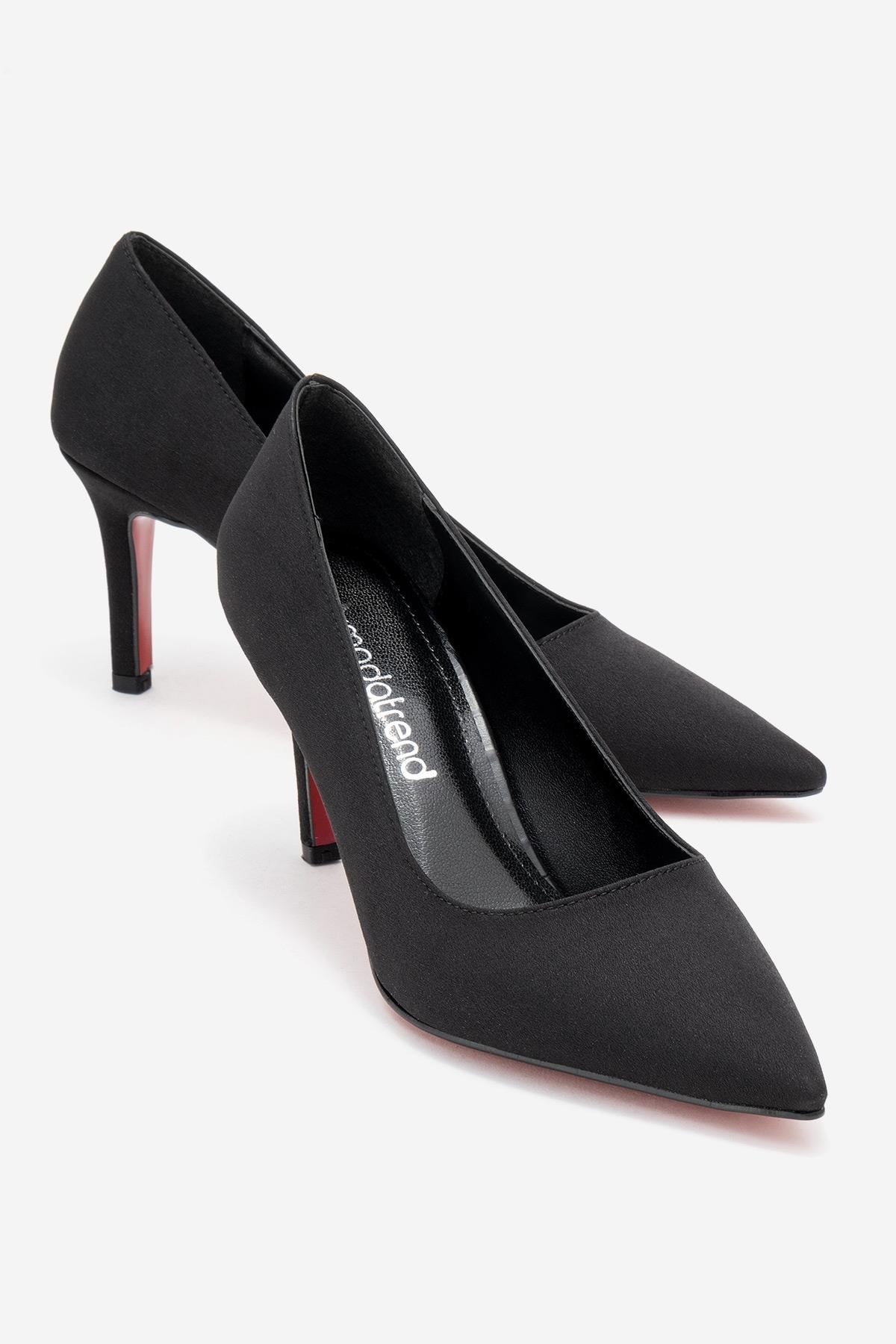 Kadın Stiletto Ayakkabı SİYAH ZRA