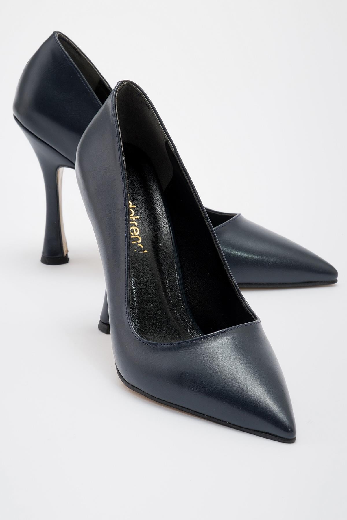 Kadın Stiletto LACİVERT CİLT