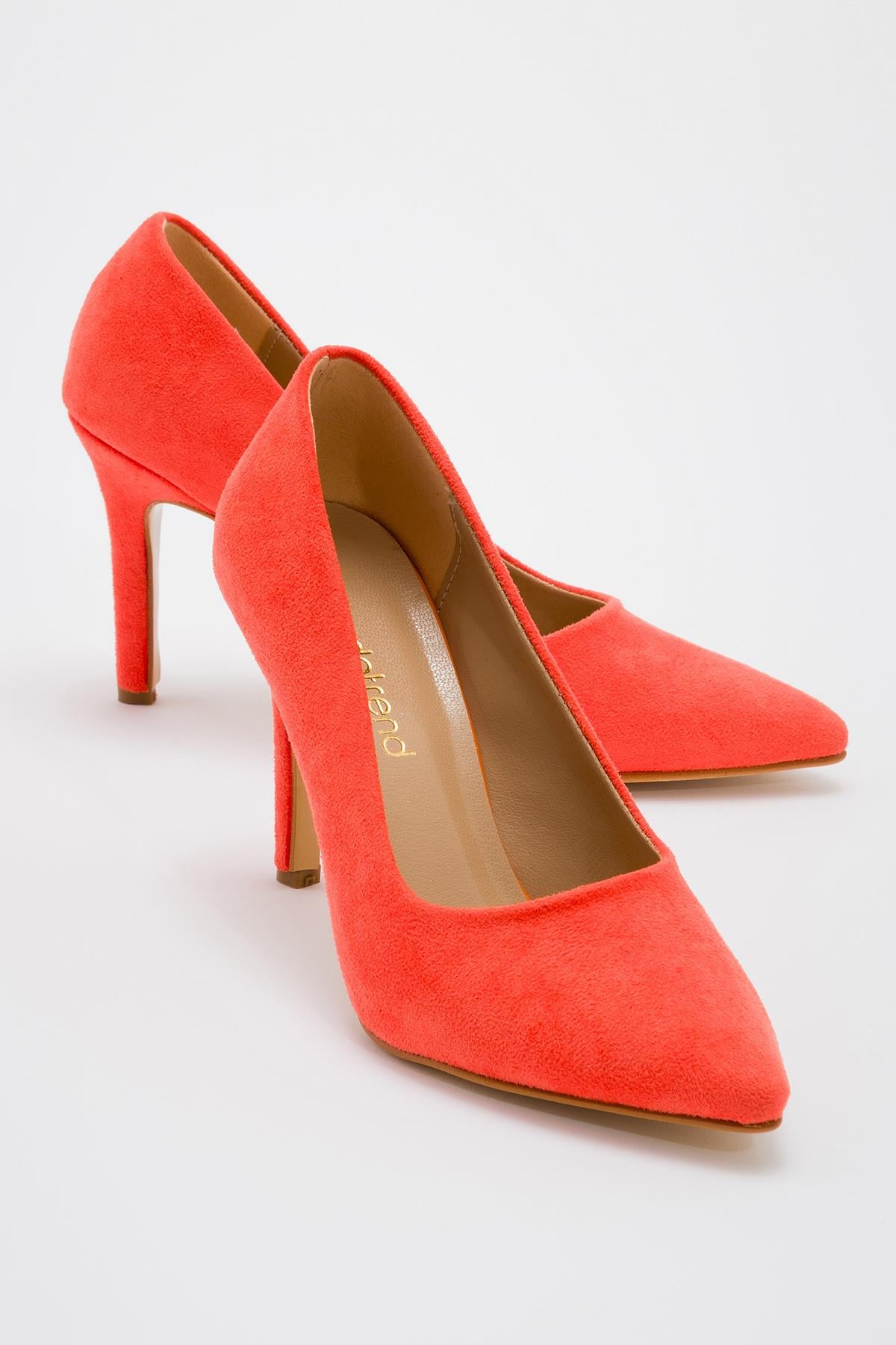 Kadın Stiletto ORANJ SÜET