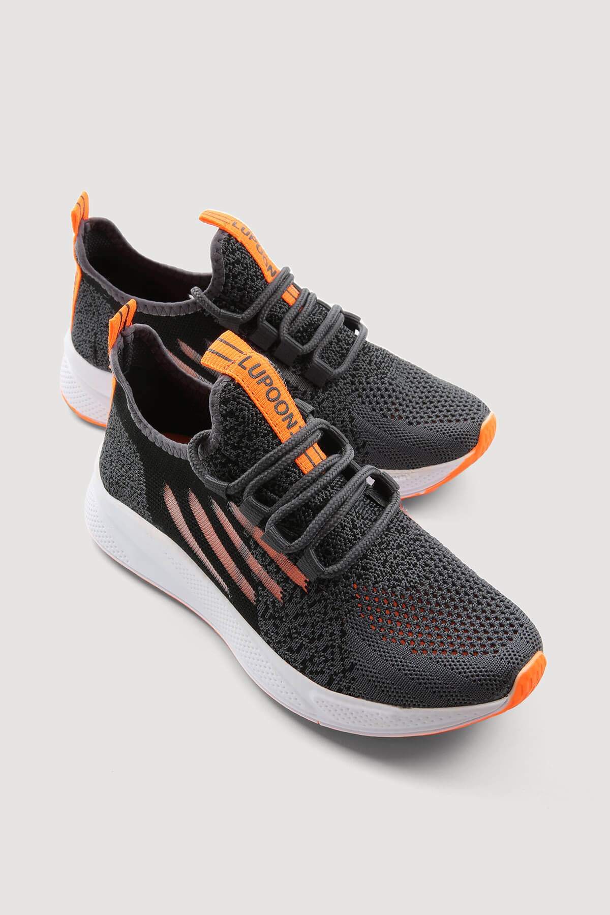 Kadın Triko Spor Ayakkabı FÜME ORANJ