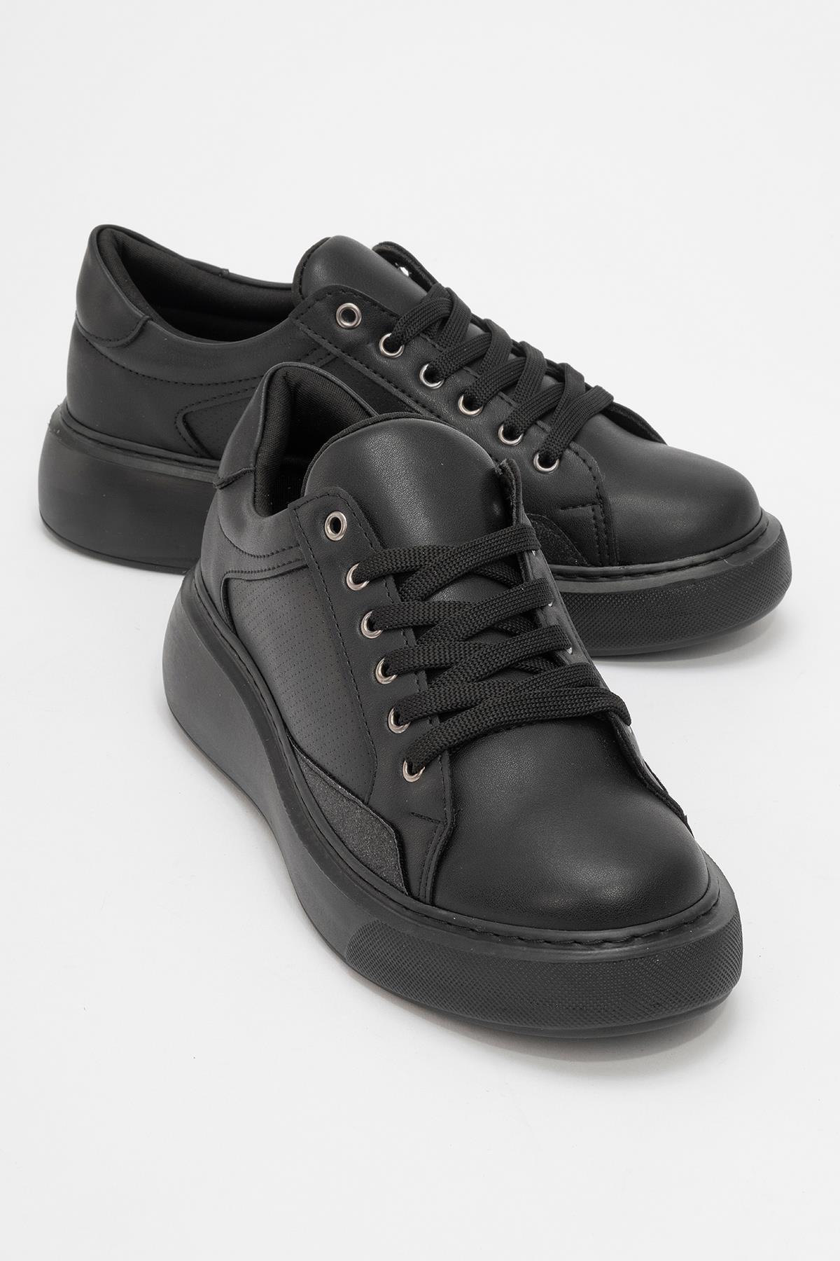 Taşlı Kadın Postal SİYAH CİLT