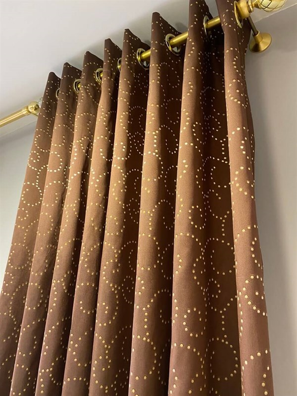 Modern Jacquard Curtain, Curtain for Living Room, Custom Lining Option, Pinch Pleat Options (Extra Fee), Free Shipping