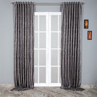 Jacquard Curtain with 2 Colour Options, Curtains for Living Room, Lining Options (Extra Fee),Free Shipping
