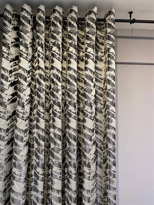 Modern Jacquard Curtain, 6 Colour Options, Curtains for Living Room, Lining Options (Extra Fee), Free Shipping
