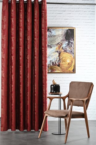 Modern Jacquard Curtain with 4 Colour Options, Curtains for Living Room, Custom Lining and Pinch Pleat Options (Extra Fee).
