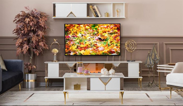 Kontes Şömineli Tv Ünitesi