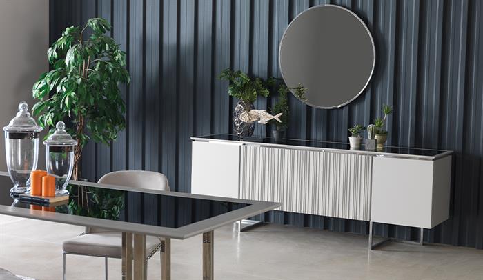 Silver Yemek Odası Takımı
