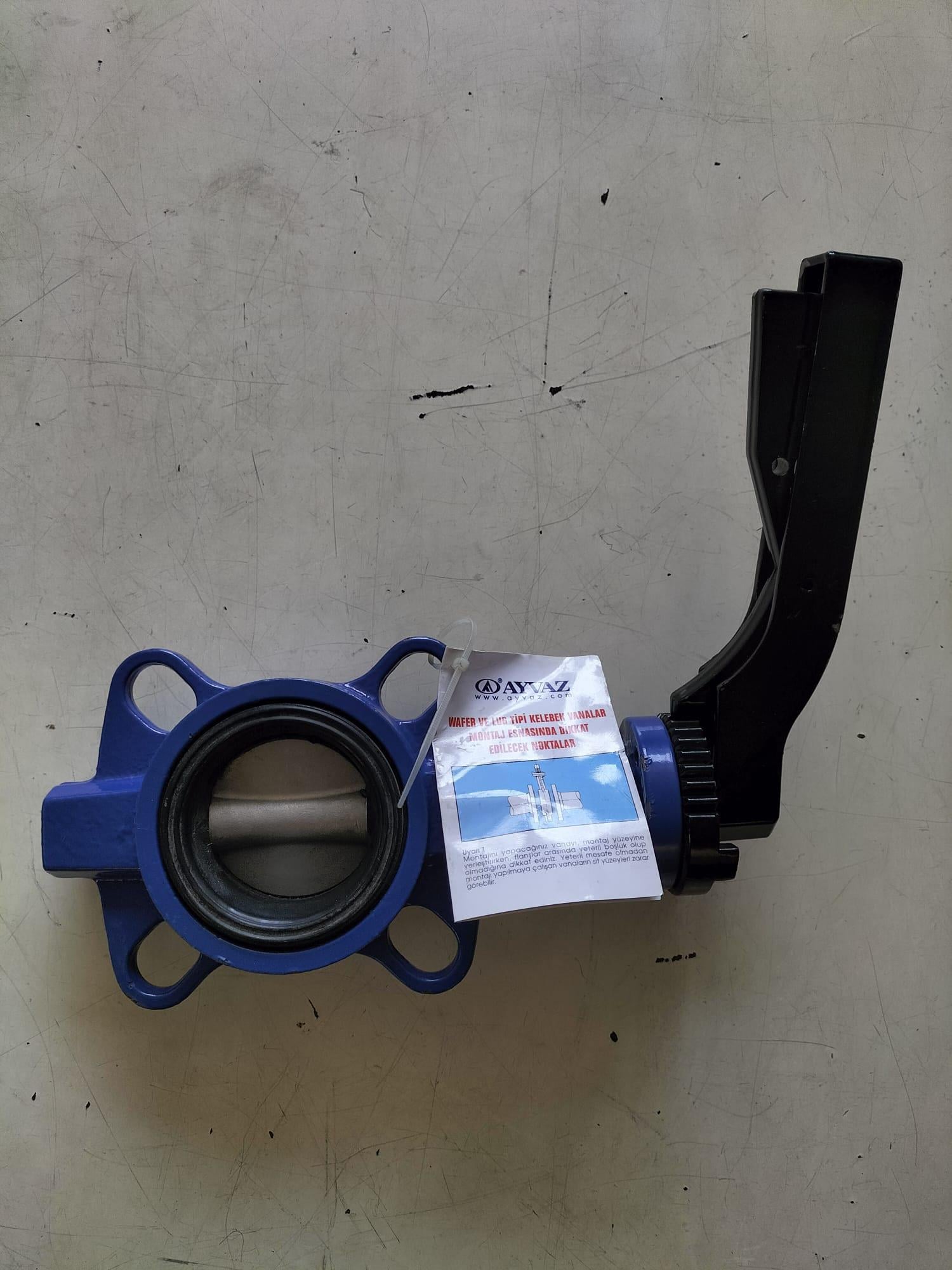 DN65 WAFER TİP PASLANMAZ KLAPELİ KEBEK VANA KV-3 