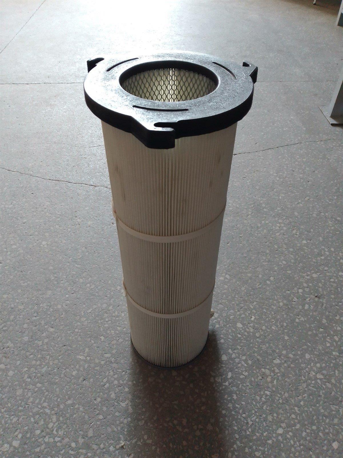 Silo üzeri filtre kartuşu, 16 cm çapında, 70 cm Uzunluğunda