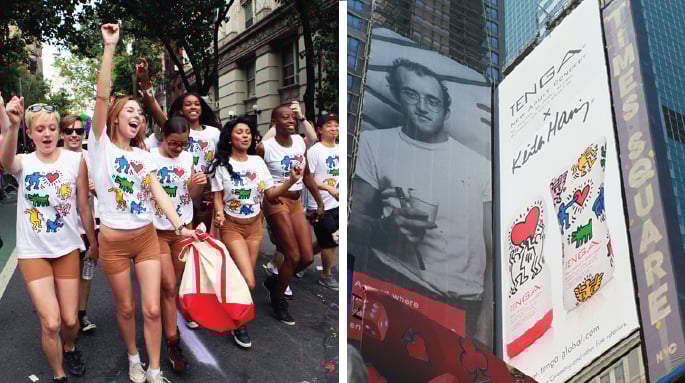 TENGA'nın New York'taki Keith Haring Reklamları ve Etkinlikleri