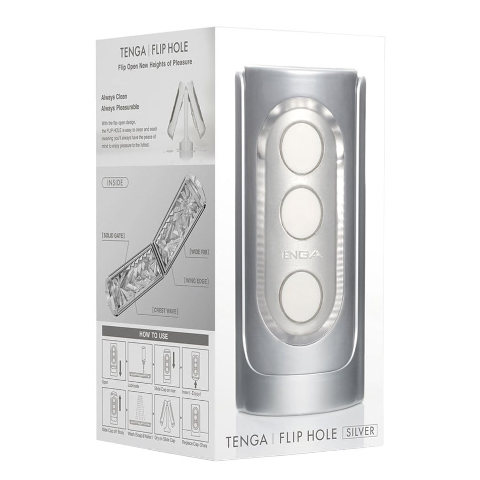 TENGA-FLIP HOLE Silver-THF-003