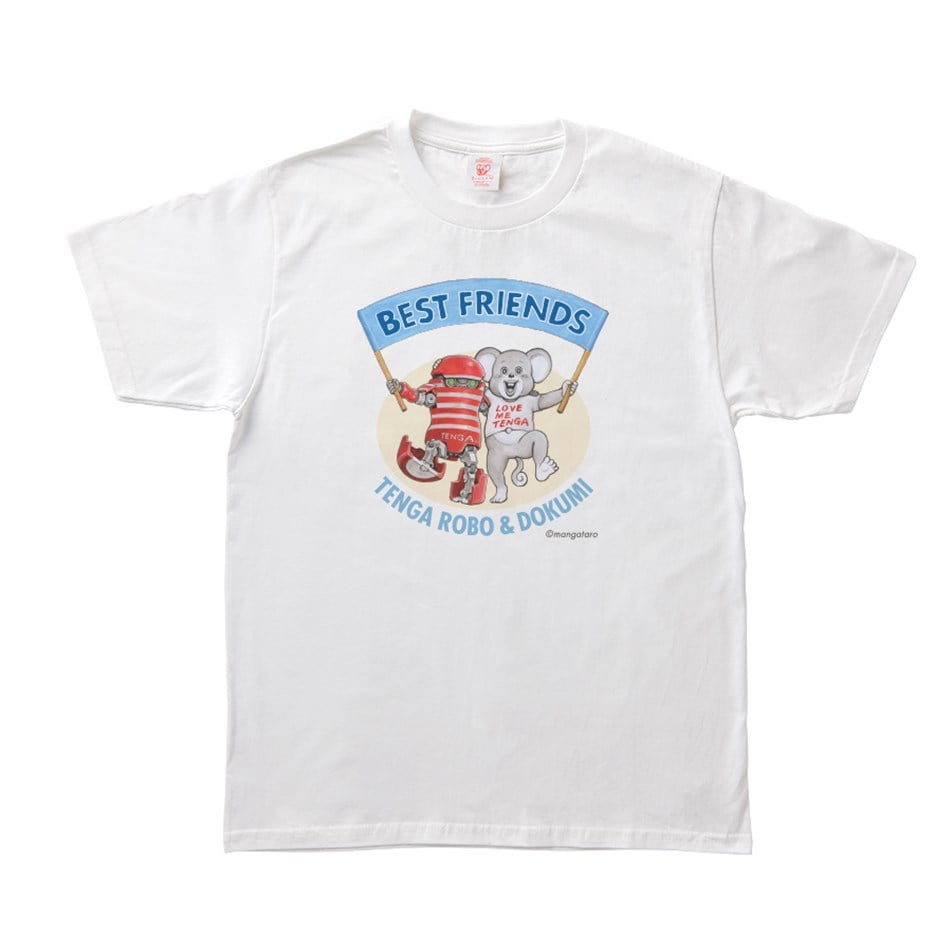 TENGA-T-Shirt Robo Dokumi Best Friends-EC-TS-053