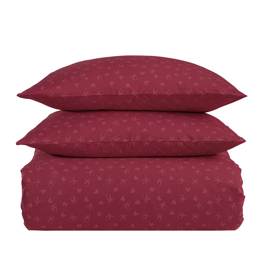 Altınbaşak Creaforce Prive Cherry Çift Kişilik Nevresim Takımı