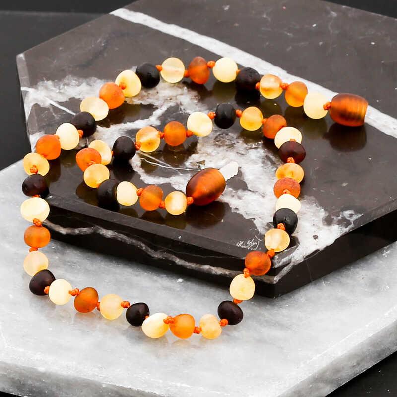 Hk Bebek Kehribar Diş Kolyesi Damla|Gümüş Takı Hediyelik Ürünler