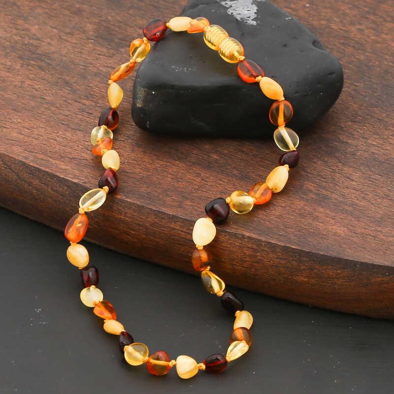 Hk Bebek Kehribar Diş Kolyesi Damla|Gümüş Takı Hediyelik Ürünler