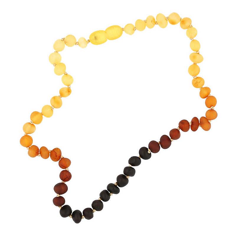 Hk Bebek Kehribar Diş Kolyesi Damla|Gümüş Takı Hediyelik Ürünler