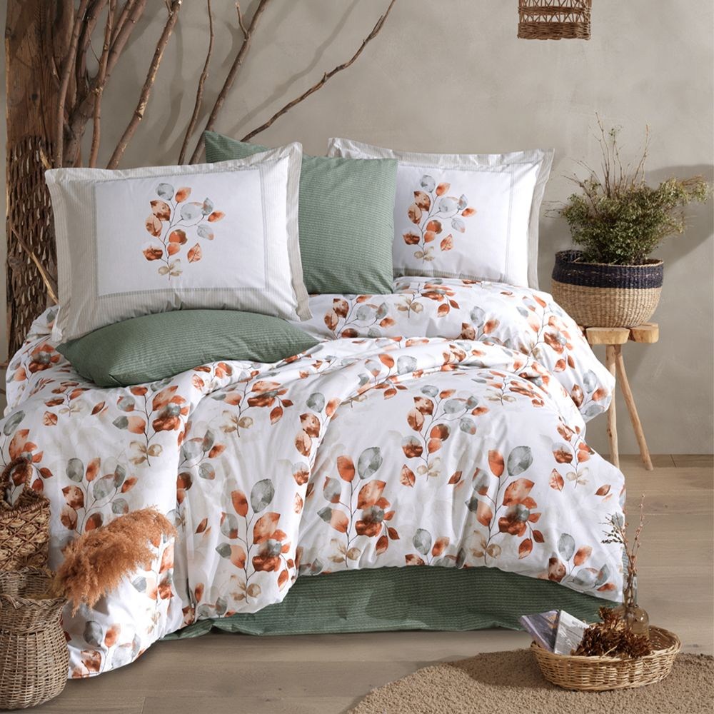 ND Ranforce Nevresim Takımı Çift Kişilik Ruska V1 Mint