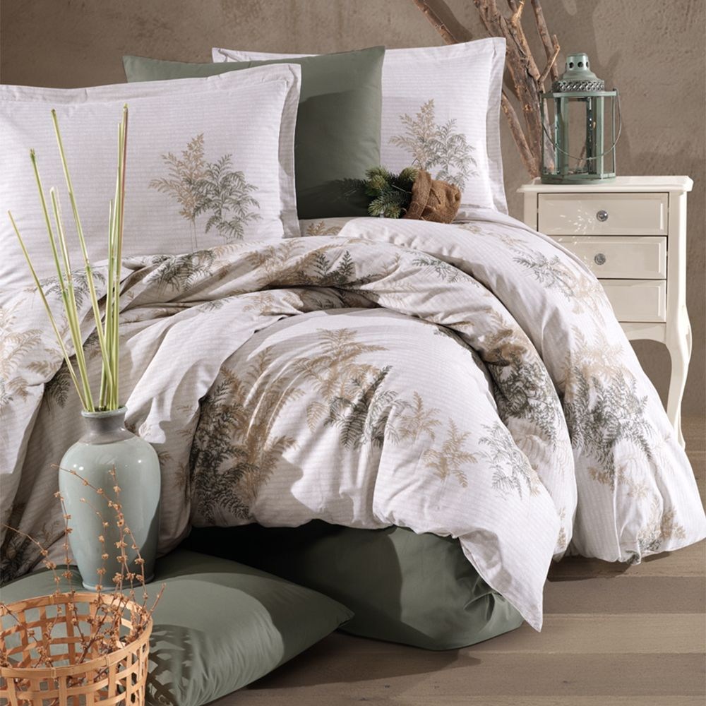 ND Ranforce Nevresim Takımı Çift Kişilik Virale V1 Yeşil