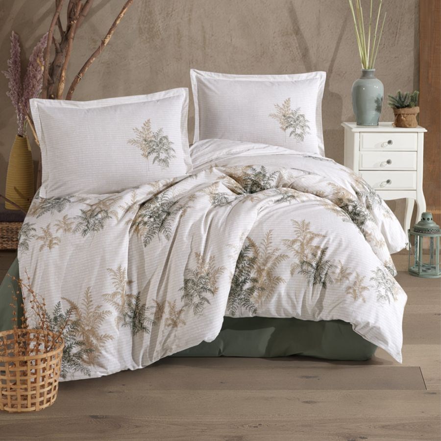 ND Ranforce Nevresim Takımı Çift Kişilik Virale V1 Yeşil