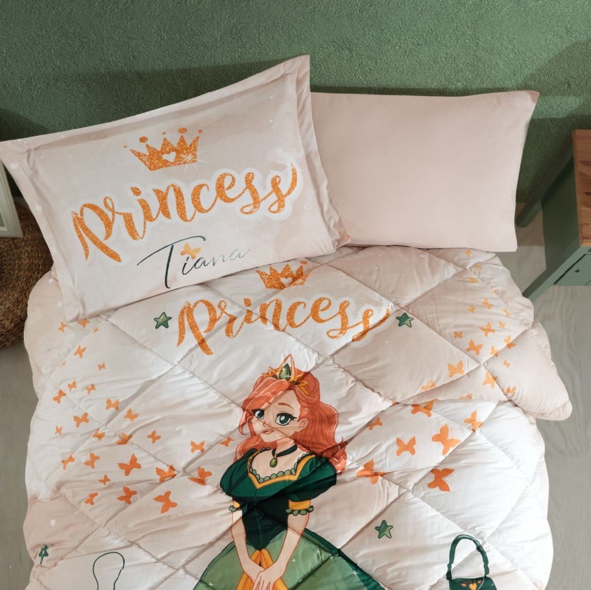 ND Tek Kişilik Ranforce Genç Desen Yorgan Seti Tiana
